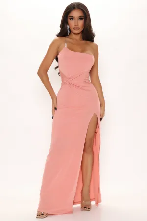 Avah Maxi Dress - Salmon