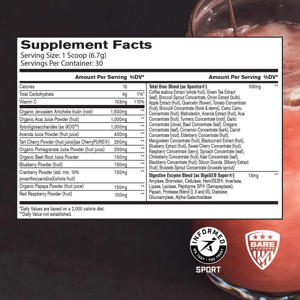 Bare Performance Nutrition Strong Reds