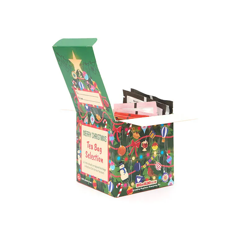 Christmas Tea Gift Cube