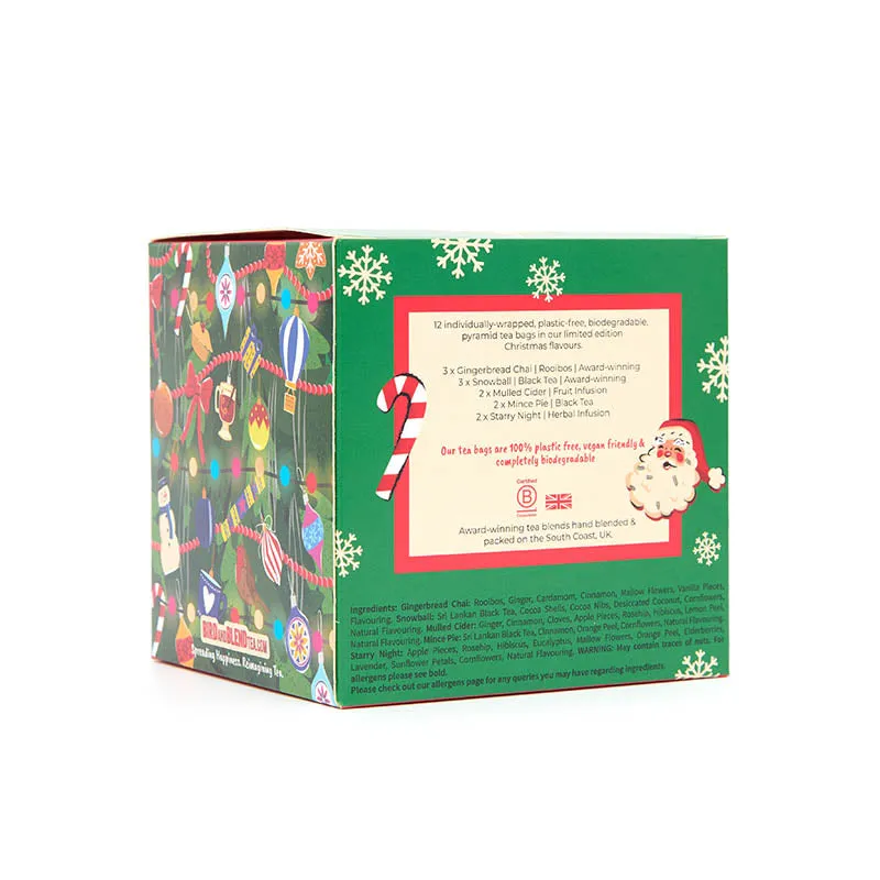 Christmas Tea Gift Cube