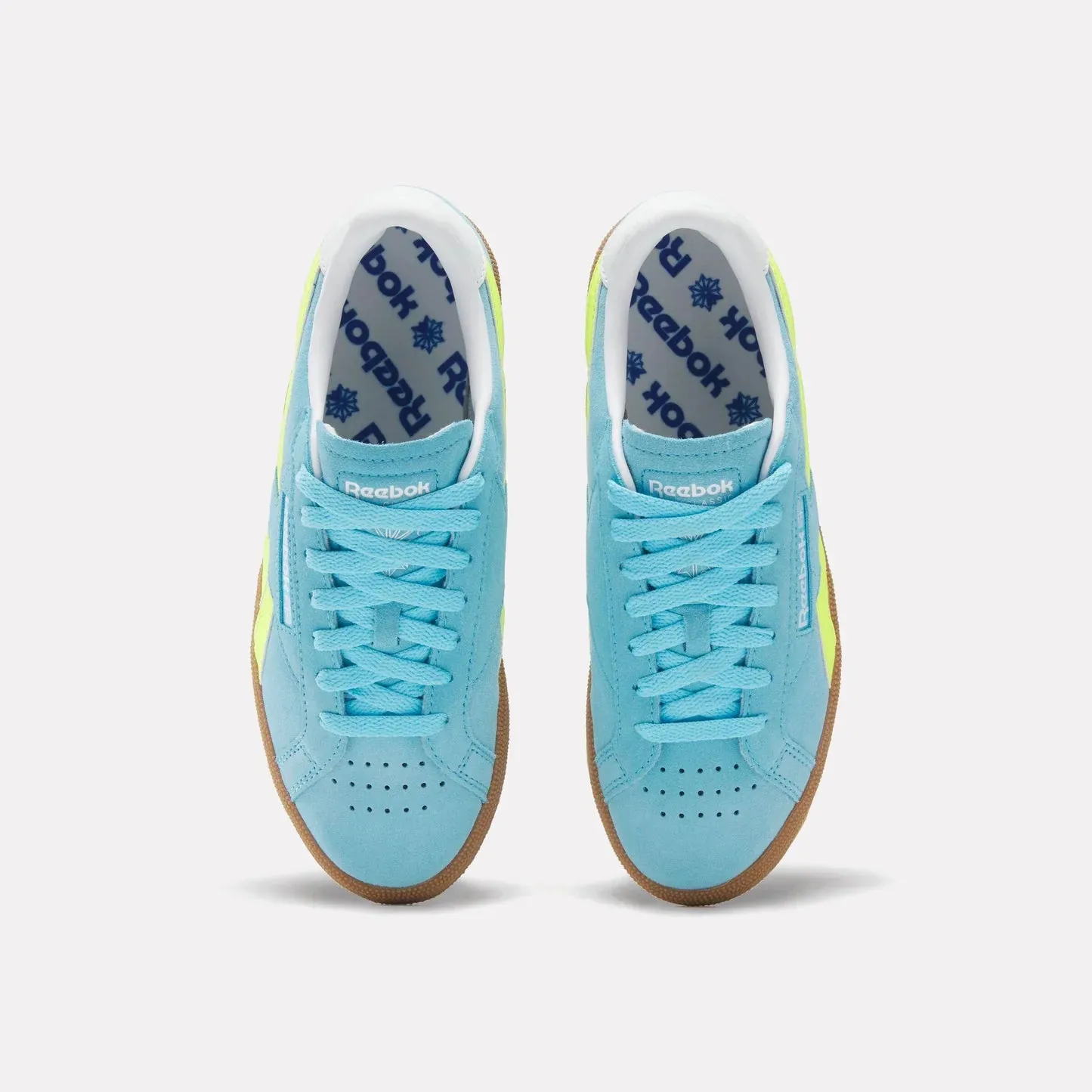 Club C Grounds UK Shoes (Digital Blue   Solar Acid Yellow)