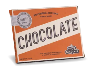 Coffee Crunch Chocolate Bar | Olive & Sinclair Chocolate