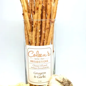 COLEEN'S BREADSTICKS - GRUYERE AND GARLIC