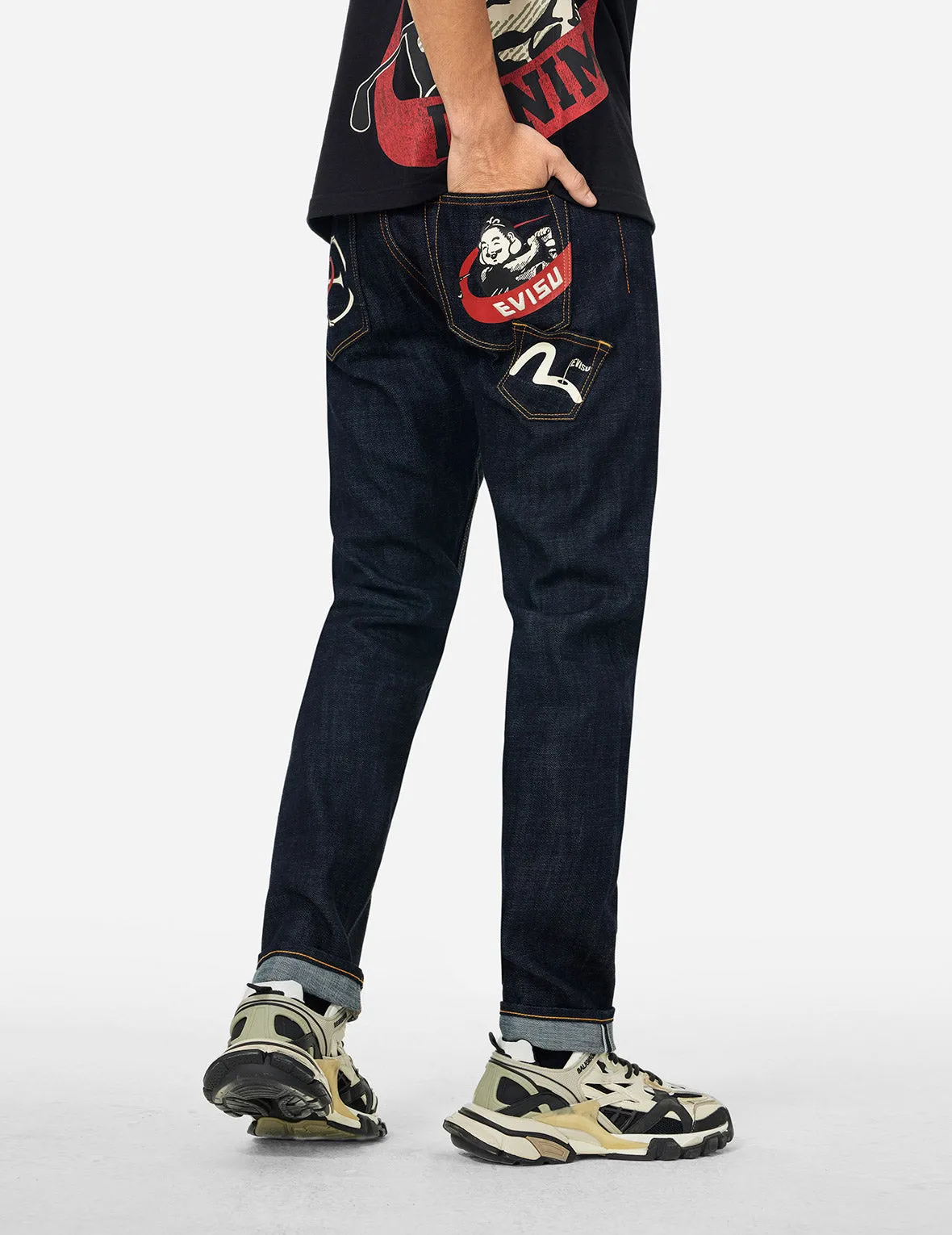Godhead Golfing Print Slim Fit Jeans #2010