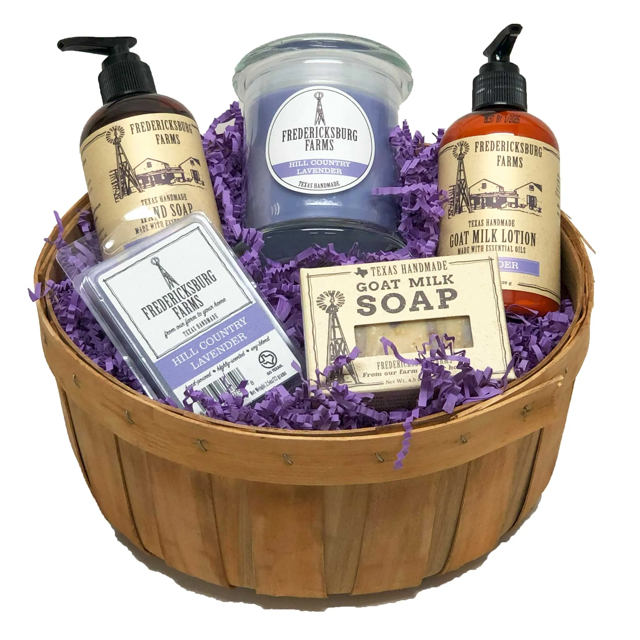 Hill Country Lavender Delights Gift Basket