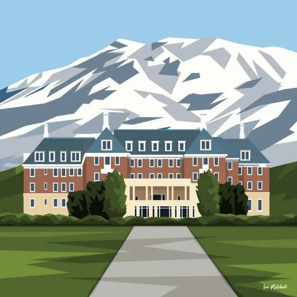 Image Vault Tongariro Chateau by Ira Mitchell Pre-Matted Mini Print 1841