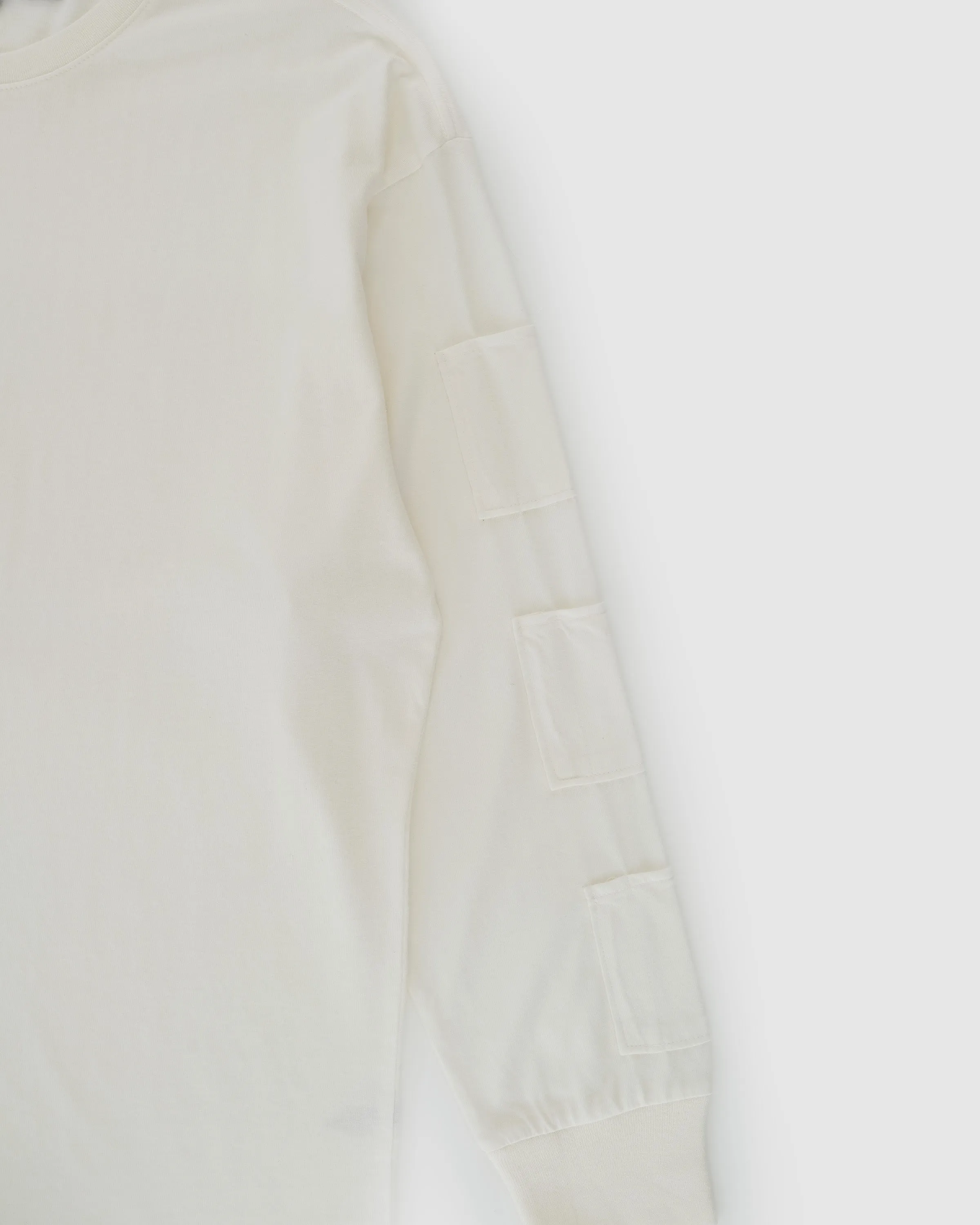 Ivory Triple Pocket Long Sleeve