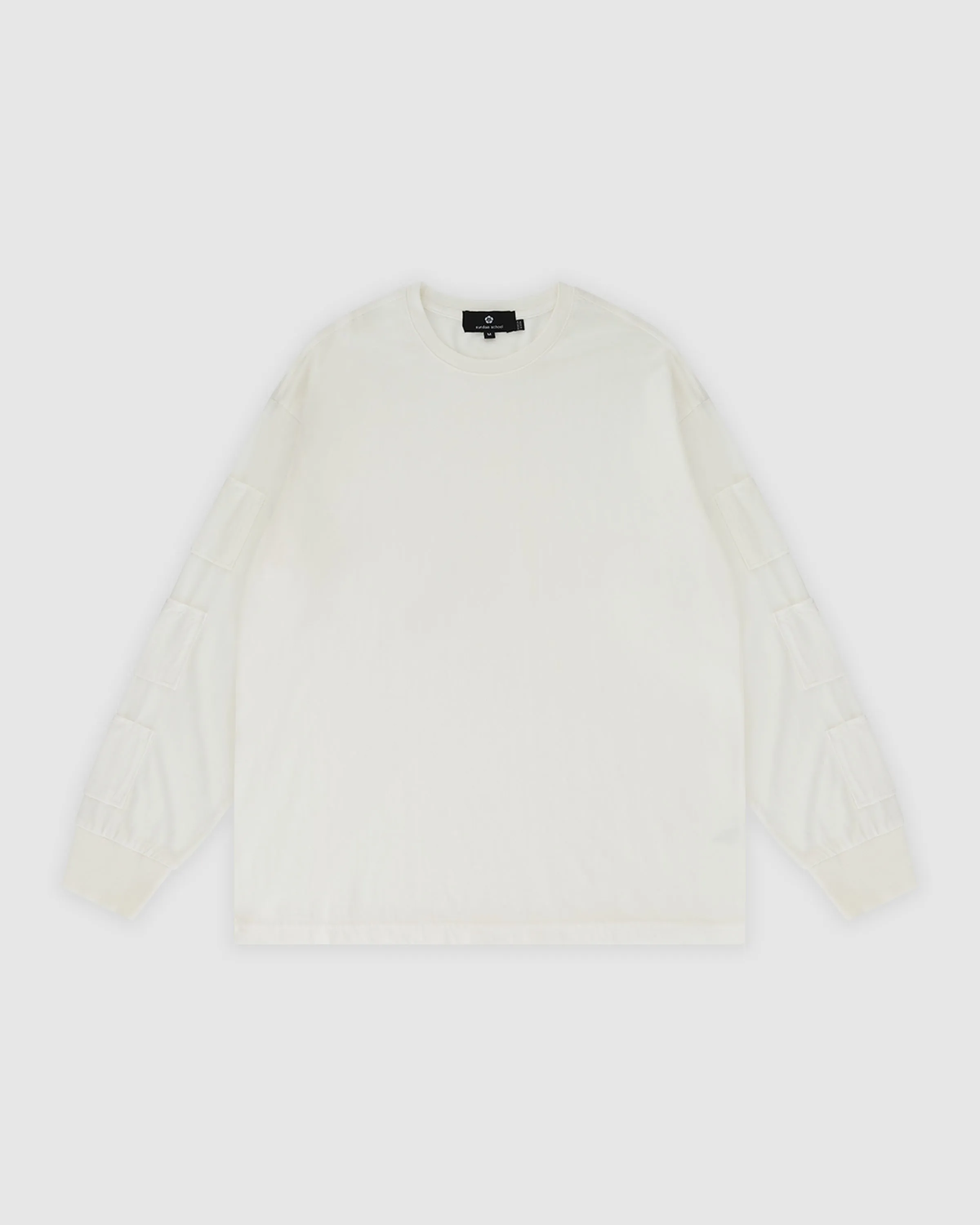 Ivory Triple Pocket Long Sleeve
