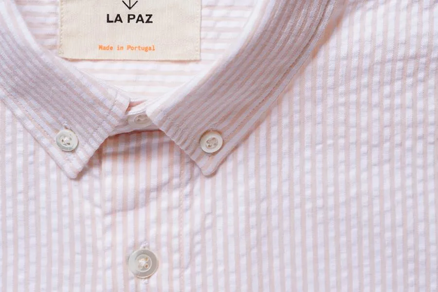 Laranjeira Shirt (Salmon Stripe)