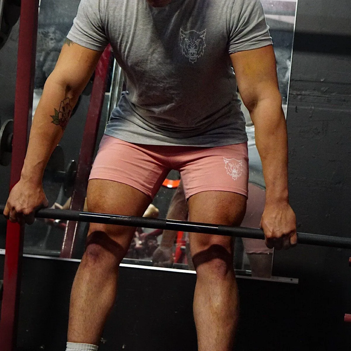 Leg Day Salmon Shorts