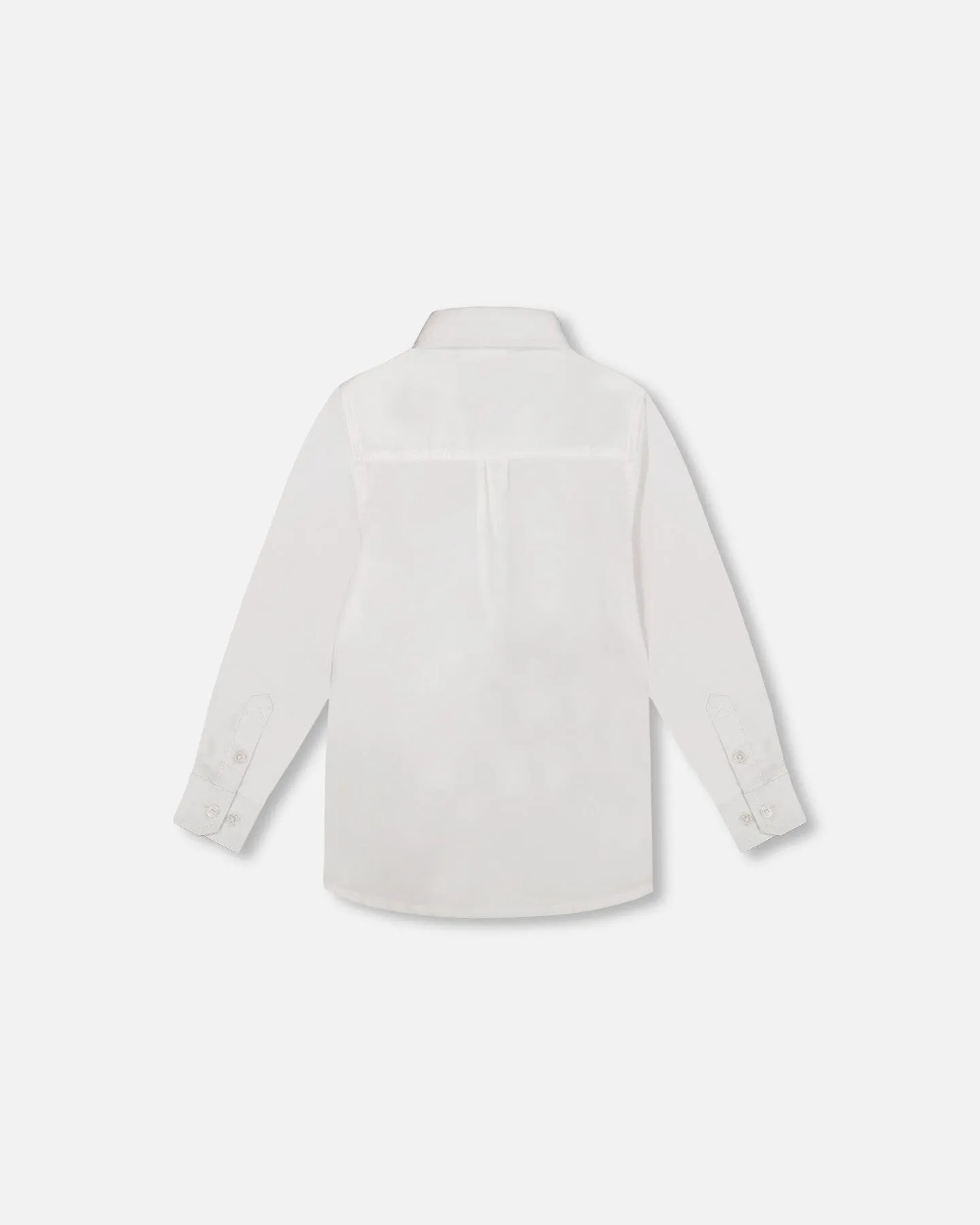 Long Sleeve Button Down Shirt White