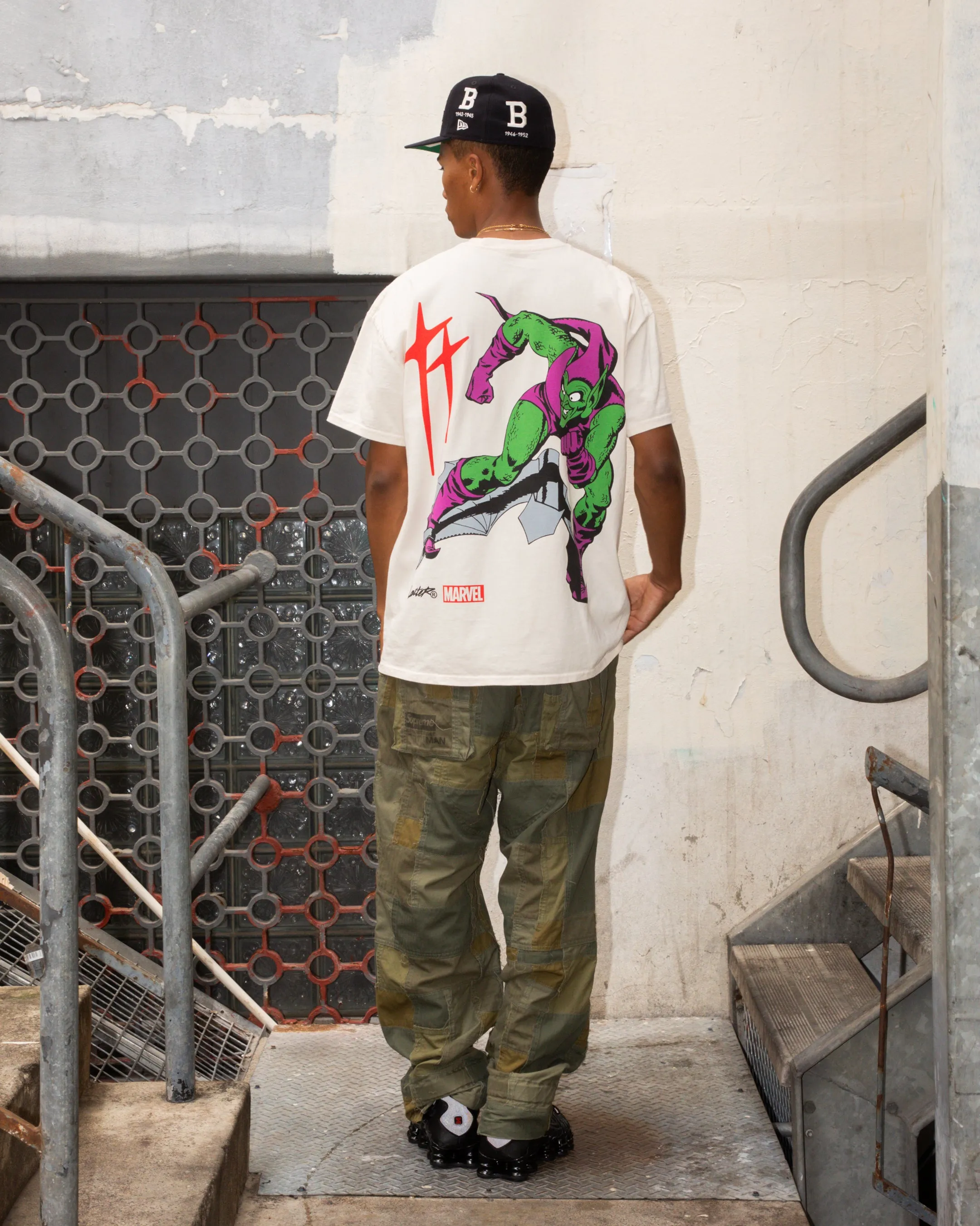 Marvel Spider-Man Green Goblin T-Shirt Off White