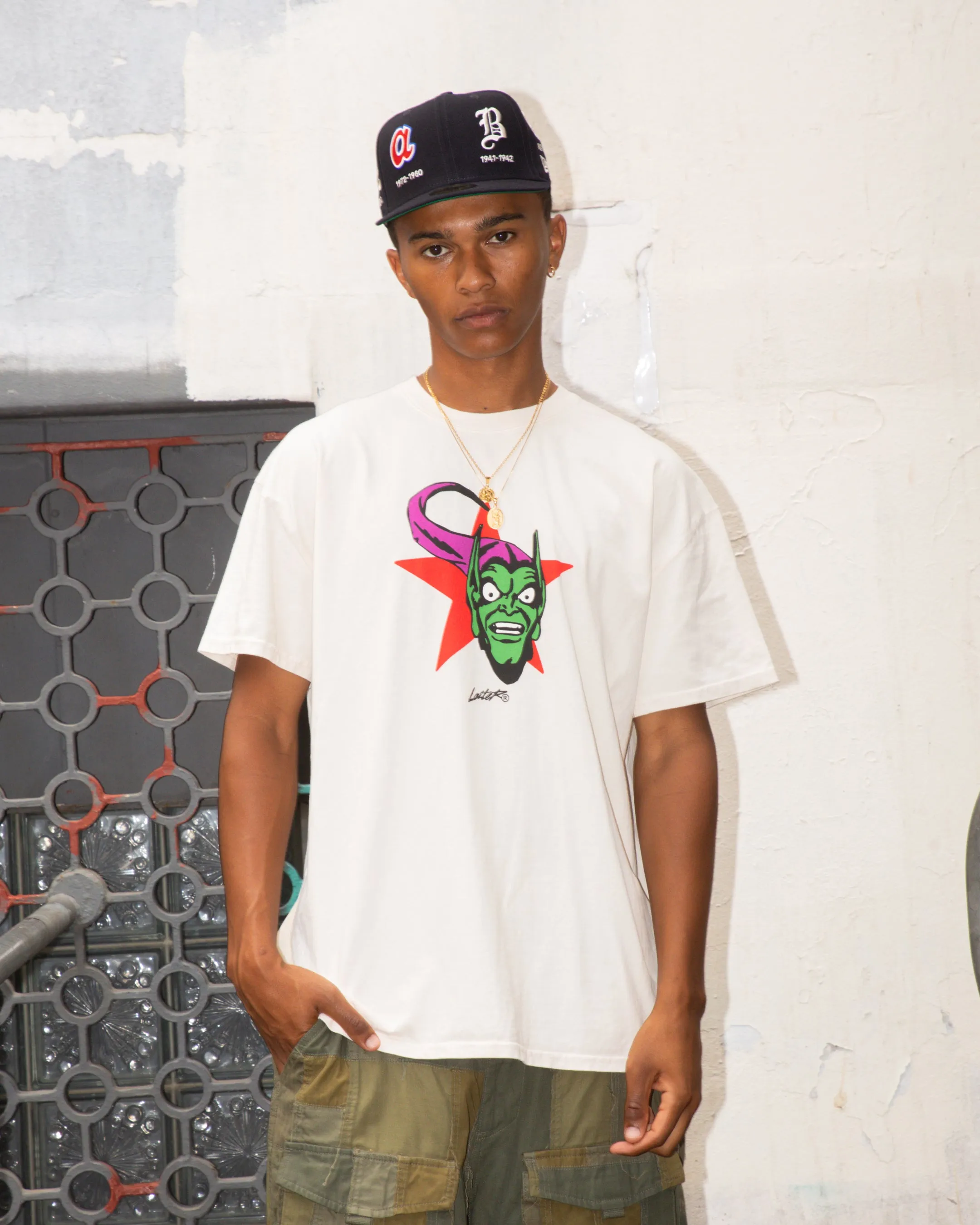 Marvel Spider-Man Green Goblin T-Shirt Off White