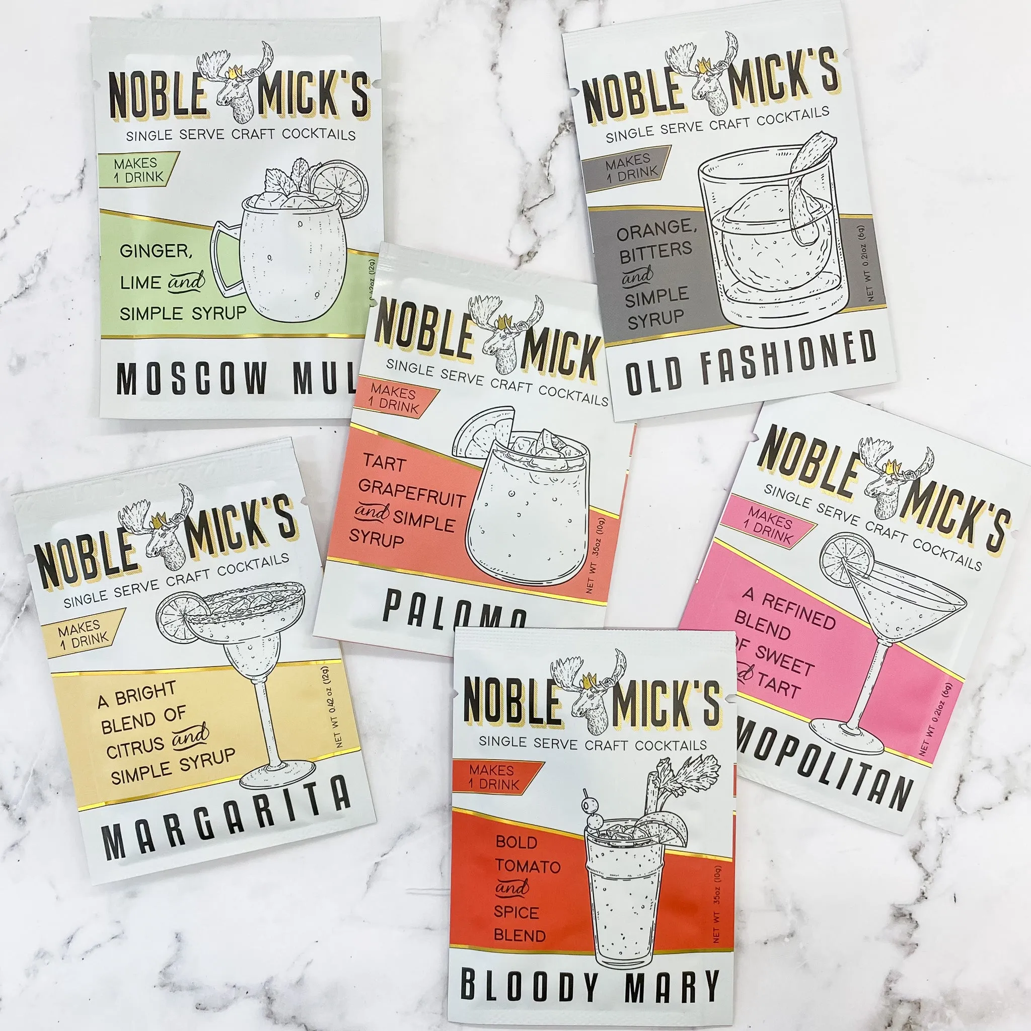 Noble Micks Single Serve Craft Cocktails
