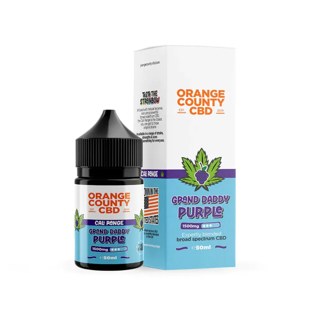 Orange County - CBD E-Liquid - Cali  Range 50ml