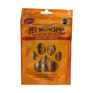 Pet Munchies 80g Chicken Twist Dog Treats