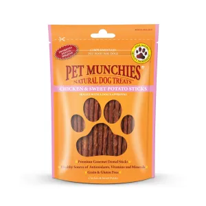 Pet Munchies Chicken & Sweet Potato Stick 90g Dog Treats