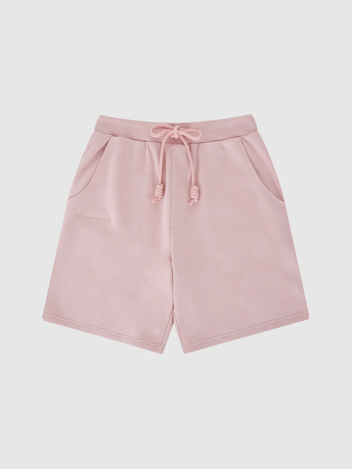 PINK UNIFORM SWEATSHORTS