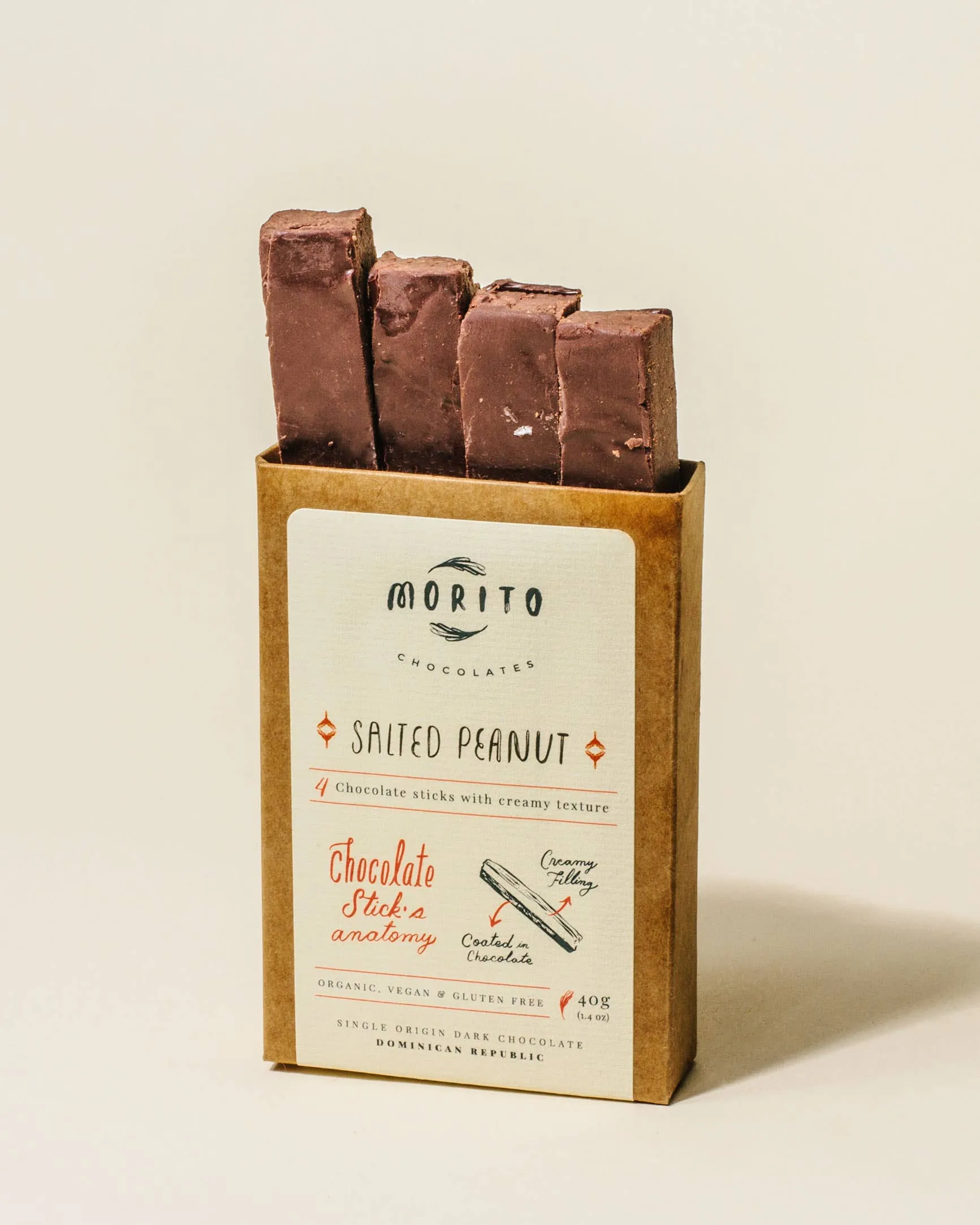Salted Peanut Chocolate Sticks