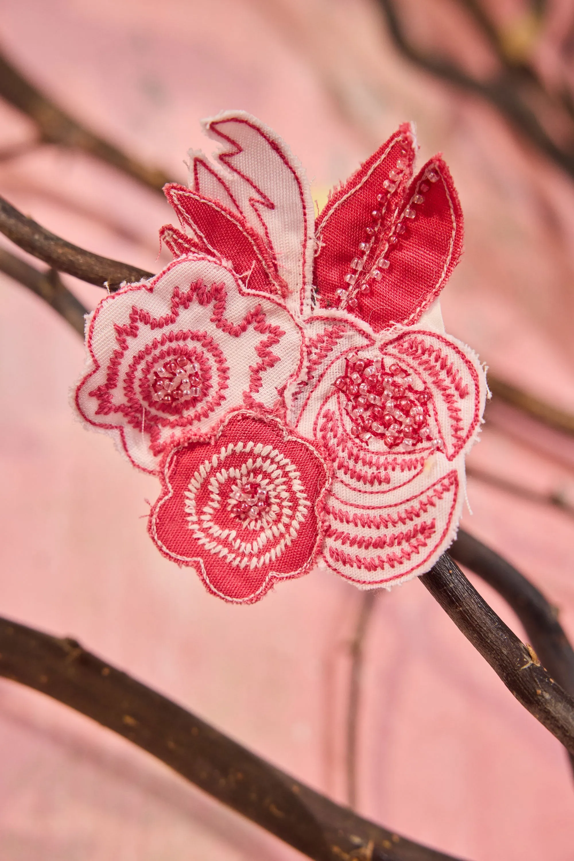 toile Rose Clip